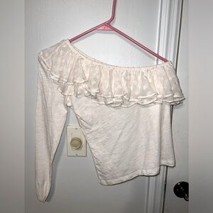 Anthropologie one shoulder top